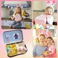 thumbnail image 2 of Little Pocket Bunny Travel Buddy Cute Rabbit Easter Basket Stuffer for Kids, 2 of 9
