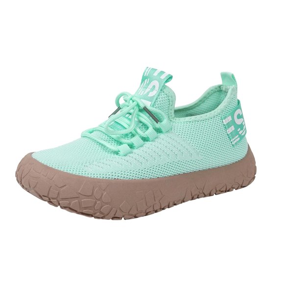 Women's Mesh Lace Up Platform Casual Walking Shoes Breathable Comfortable Thick Sole Sneakers Lightweight Daily Commute Outdoor Athletic Footwear