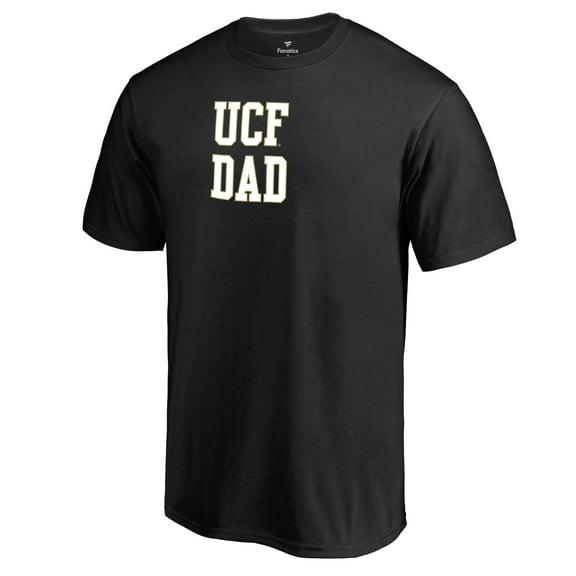 Men's Black UCF Knights Team Dad Crewneck T-Shirt