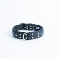 thumbnail image 1 of ATHENS Leather Dog Collar Multi- Row Rhinestones, 1 of 4