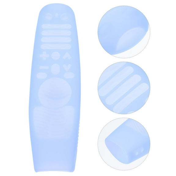 LULULION Universal Remote Cover Blue Silicone Anti-drop for General Users 1Pcs