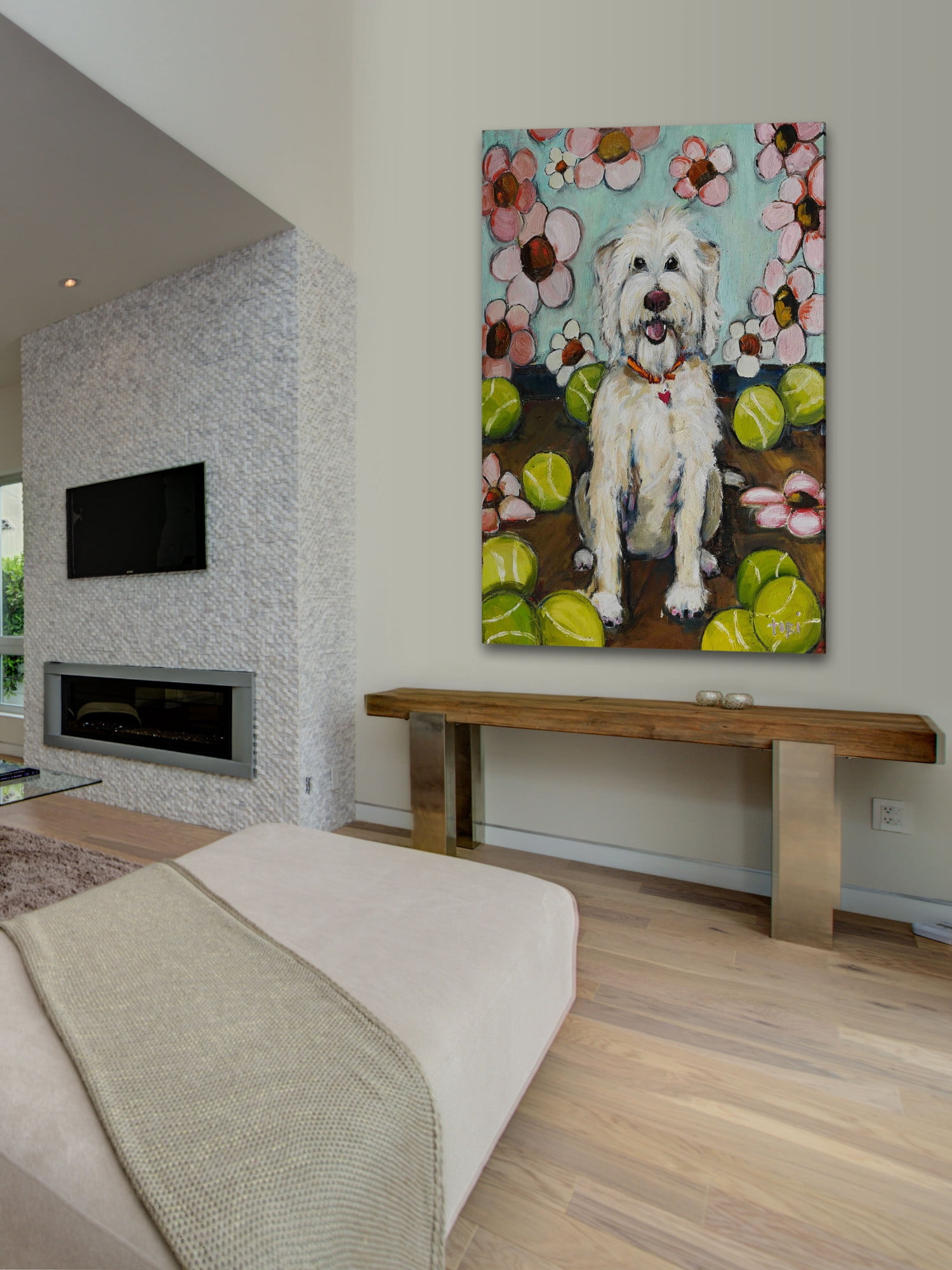 Marmont Hill "Rosie" by Tori Campisi Painting Print on Canvas