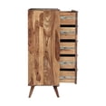 thumbnail image 3 of Porter Designs Fusion Solid Sheesham Wood Chest - Light Brown, 3 of 10