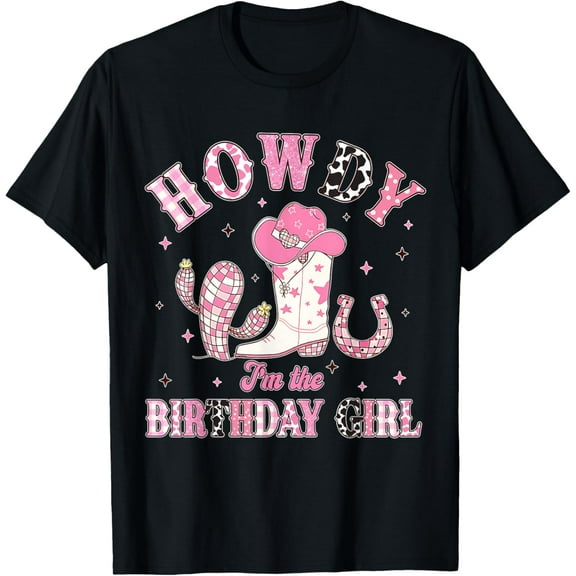 Tiny Nest Cowgirl Birthday Party Western Bday Rodeo Kids Tee