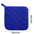thumbnail image 3 of Thickened Cloth Coated Placemat, Insulated Pot Mat With Towel Cloth Lining, for Dining Table Protection, Blue, 3 of 4