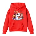 thumbnail image 4 of KPOPLK 35 Pack Toddler Boys Sweatshirts Patterned Long Sleeve Pullover Crewneck Tops Shirts(3-4 Years,Red), 4 of 5