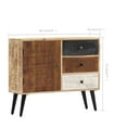 thumbnail image 4 of vidaXL Sideboard 88x30x73 cm Solid Mango Wood, 4 of 5