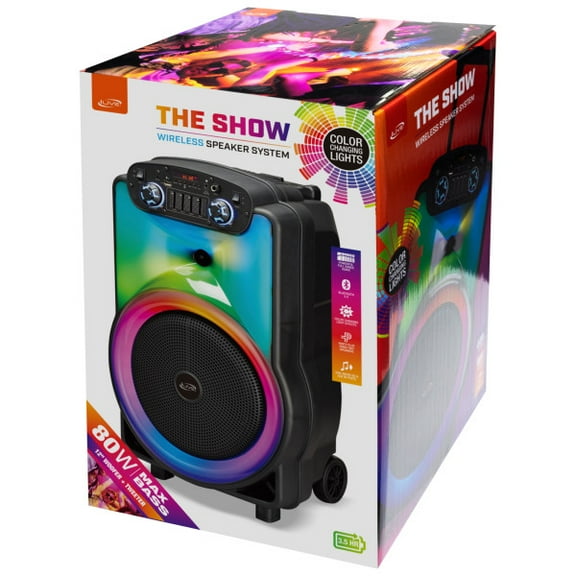iLive Bluetooth Portable Speaker with Enhanced Bass