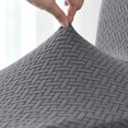 thumbnail image 4 of Funda para sofá reclinable, funda para sillón, funda para sofá, antipolvo, antideslizante, funda para silla de niño perezoso, funda de asiento Universal de Color sólido, 1 pieza, 4 of 4