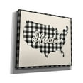 thumbnail image 2 of Epic Graffiti 'USA Home Plaid' by Lori Deiter, Canvas Wall Art, 30"x26", 2 of 2
