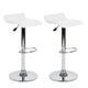 thumbnail image 1 of Set de 2 Sillas de Bar Color Blanco con Reposapié Altura Ajustable Giratorio HOMEMAKE FURNITURE  Moderno, 1 of 6