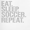 thumbnail image 3 of CafePress - Eat Sleep Soccer Repeat Pajamas - Men's Light Loose Fit Cotton Pajama Set, 3 of 7