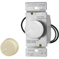 thumbnail image 1 of Single Pole Rotary Dimmer Switch with White and Ivory Knobs, 1 of 1