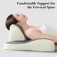 thumbnail image 5 of Hyknon Ergonomic Neck Support Pillow, Memory Foam Contoured Head Pillow for Comfortable Sleeping, Cervical Pillow for Neck Pain Relief, Bed and Travel Use, 5 of 5