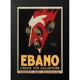 thumbnail image 2 of Vintage Apple Collection 14x18 Black Modern Framed Museum Art Print Titled - Ebano, 2 of 5