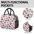 thumbnail image 6 of Lunch Bag Lunch Box for Women Reusable Insulated Lunch Bags,Water-Resistant Colorful Donuts Cool Cooler Lunch Tote Bag, Large Capacity for Work Travel Picnic, 6 of 6