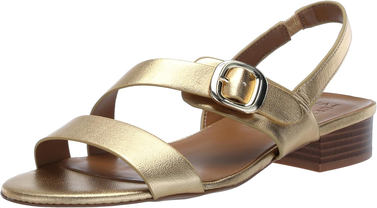 (取寄) ナチュラライザー レディース ミーシャ2 スリングバックス Naturalizer women Meesha2 Slingbacks Wheat Tan Woven Fabric Naturalizer Women's Meesha Slingback Low Heel Sandal English Tea