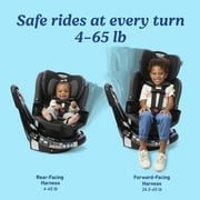 Graco EasyTurn 360 2-in-1 Convertible Car Seat, Cyran, Black