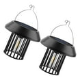 thumbnail image 4 of 2 faroles solares colgantes para exteriores, luces decorativas con energía solar para camping, jardín, patio y porche, 4 of 8