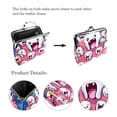 thumbnail image 3 of Tiny Teeth Elegant Microfiber Coin Purse with Zinc Alloy Clasp | 4.3x4.7 in/11x12 cm | Stylish and Functional Wallet Organizer for Women, 3 of 7