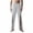 01-Gray, variant on Men's Tear Away Pants 2 Side Snap Open Bottom Sweatpants Loose Casual Post Surgery Breathable Pants with Pockets Black L