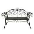 thumbnail image 2 of Garden Bench Antique Black, 2 of 5