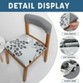 thumbnail image 2 of Chair Covers Seat Covers for Dining Room Chair Seat Covers 6PCS Removable Washable Upholstered Chair Seat Cushion Slipcovers Chair Protector with Elastic Bottom for Dining Room,Office, 2 of 6