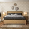 thumbnail image 5 of Camaflexi King Size Baja Bed Frame, Solid Wood, Rustic Barnwood Finish, 5 of 8