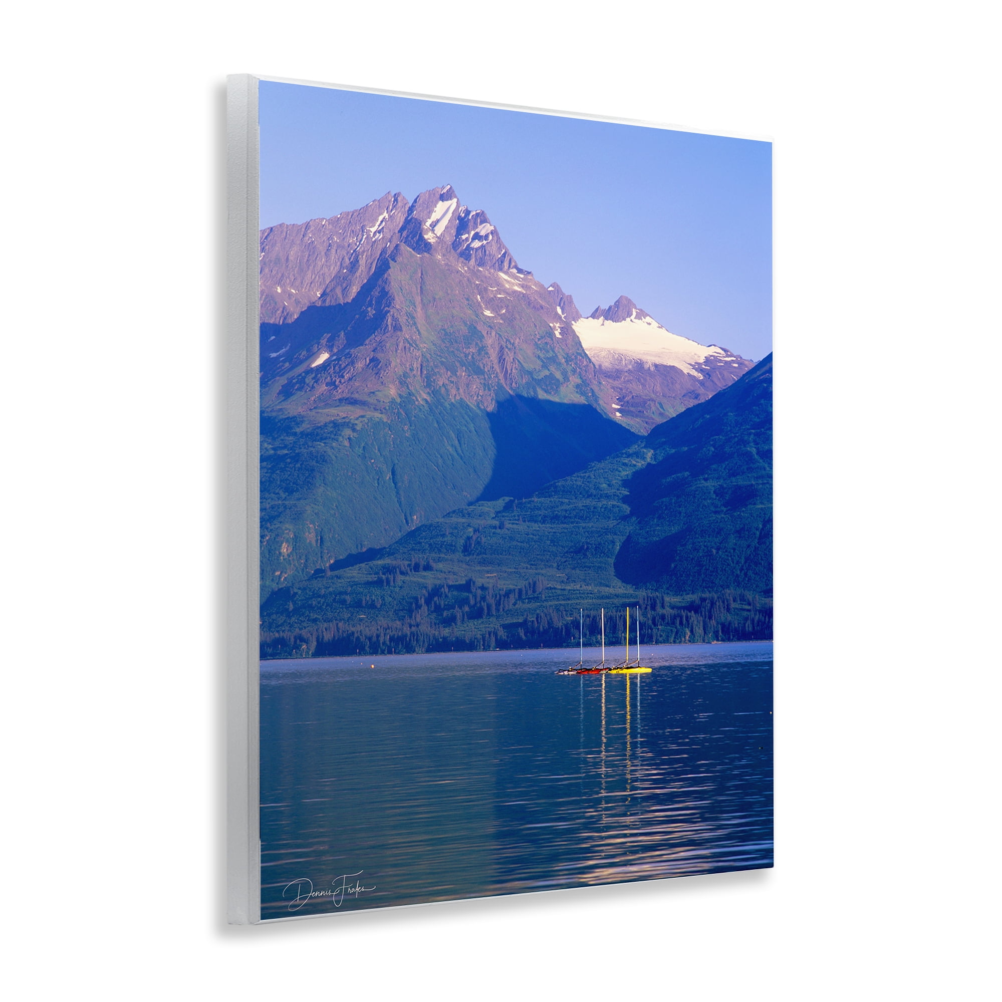 Stupell Industries Lake View Photography Landscape Photography Unframed Art Print Wall Art, 11 x 14