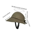 thumbnail image 2 of Women Men Cycling Sun Hat UPF50+ Wide Brim Visor Cap for Outdoor Riding Hiking Fishing with Adjustable Strap, 2 of 6