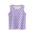 thumbnail image 4 of Grblisyd Girls Tank Tops Polka Dots Sleeveless Undershirts Crewneck Shirts Basic Casual Summer Tunic Tops, 4 of 5