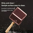thumbnail image 3 of ACDANC Cat Litter Scoop Metal Sieve Deep Scoop with Wooden Handle Poop Sieve Durable Suitable for Cat Litter Box with Hook Rose Gold, 3 of 7