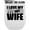 White, variant on I Love My Psyc Hot Ic Wife, Funny Crazy Wife or Spouse Pun, White 12oz Wine Tumbler