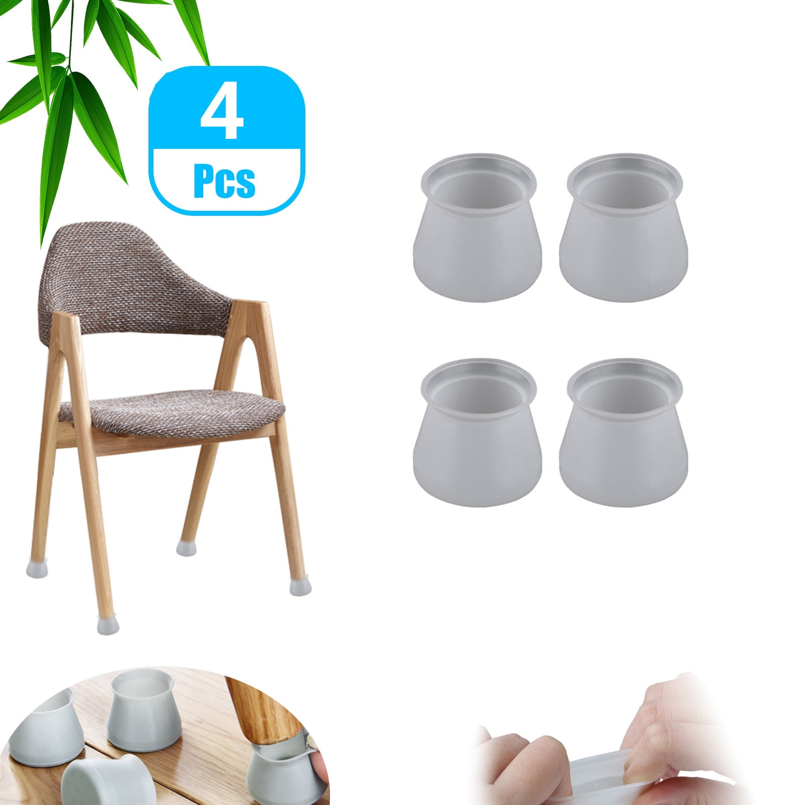 Chair Leg Caps Silicon Protection Cover, 20/16/8/4Pcs Silicon Floor