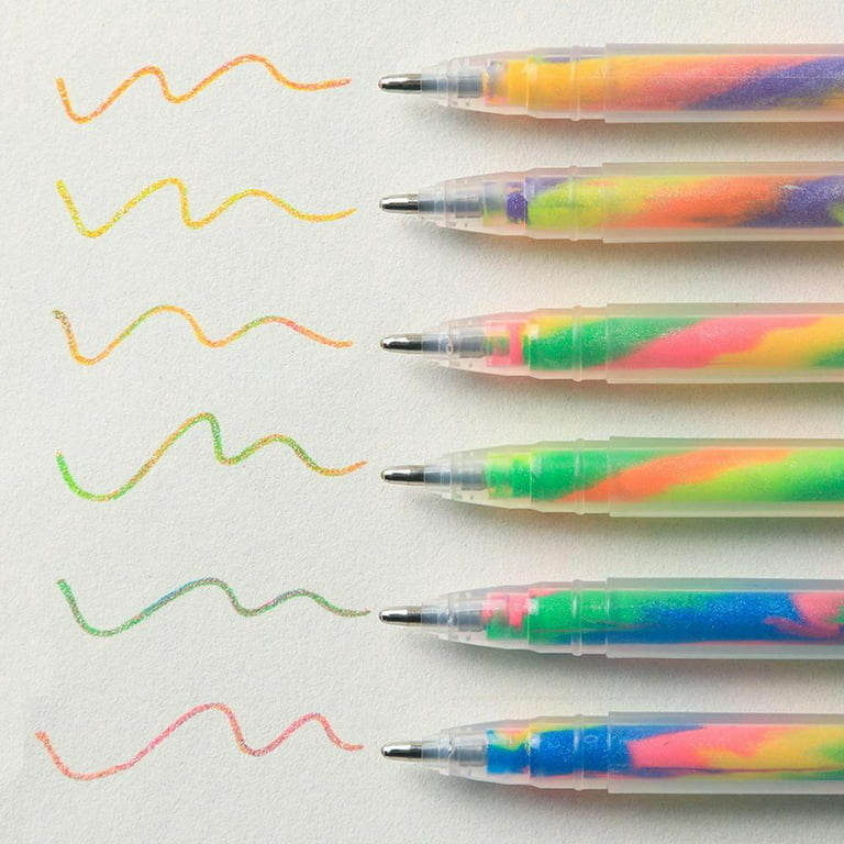 Rainbow Gel Pens, Pastel Gel Pens, Rainbow Pens, Neopasteln Pens