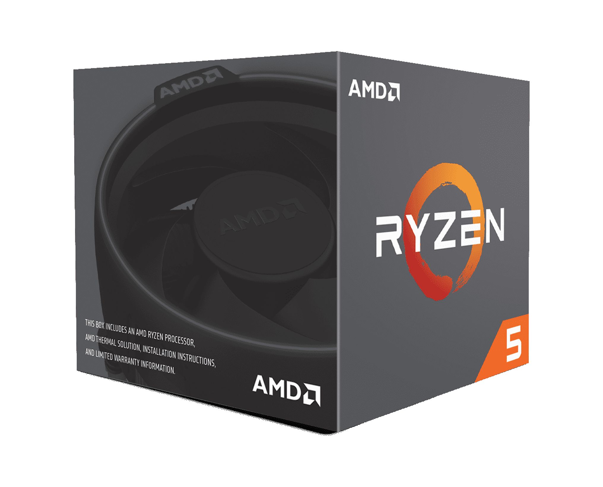 AMD RYZEN 5 1500X 3.5 GHz (3.7 GHz Turbo) 4-Core Socket AM4 16MB Cache Desktop Processor - YD150XBBAEBOX - image 2 of 2