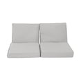 thumbnail image 2 of Olurrisa Club Chair Cushion Set, Back Cushion And Seat Cushion, Silver, Set Of 2,, 2 of 8