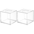 thumbnail image 3 of HOMEMAXS 2pcs Tissue Box Holder Rectangular Napkin Dispenser Napkin Box Napkin Holder for Bathroom, 3 of 8