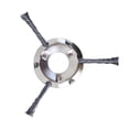 thumbnail image 3 of Grass Trimmer Head, Knotted Wire Grass Trimmer Cutter Head, Grass Cutter Trimmer Head for Clearing s, Rust, Deburring 3 Blade 8inch, 3 of 10