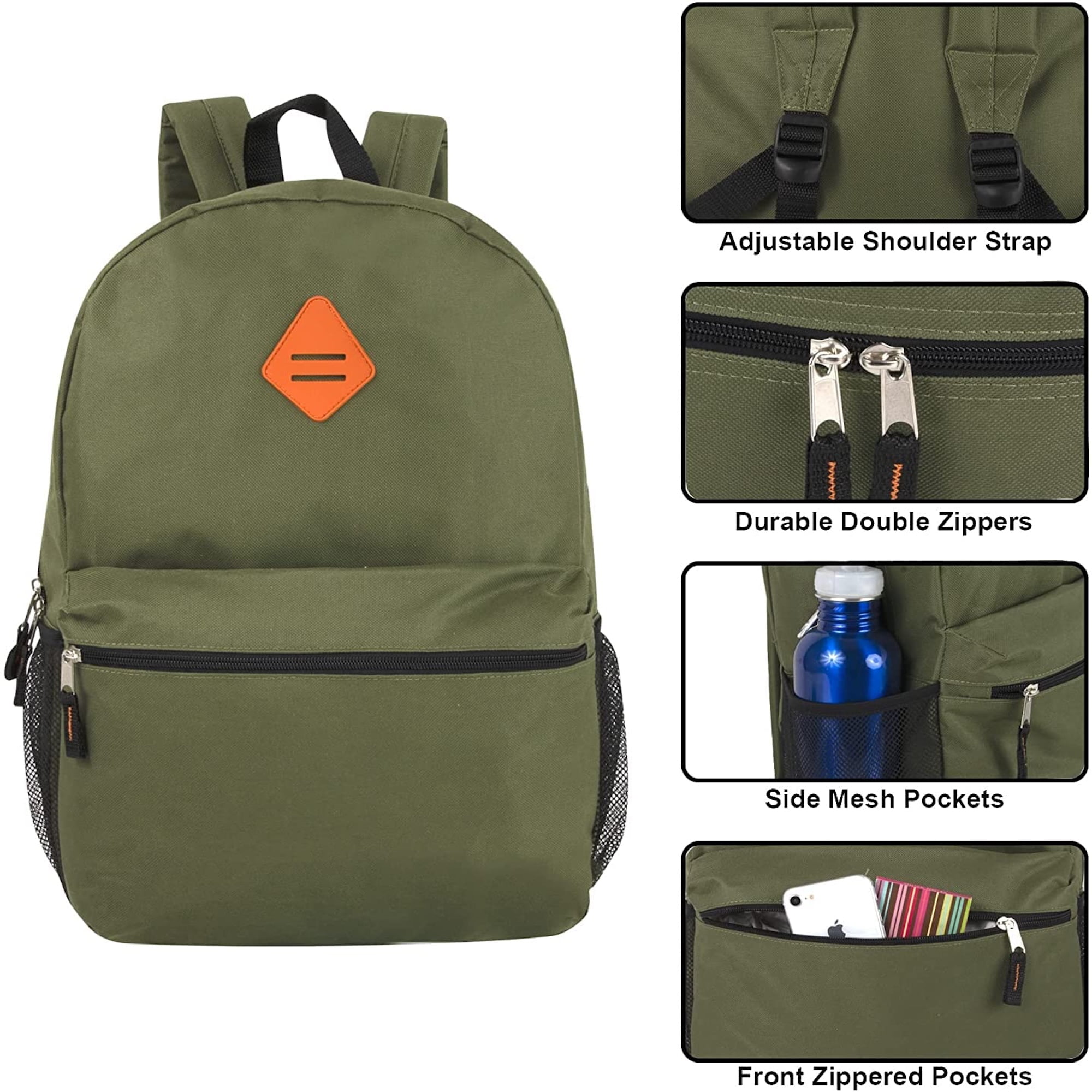 12 pack Backpacks, 30 Piece Stationary Kits Each