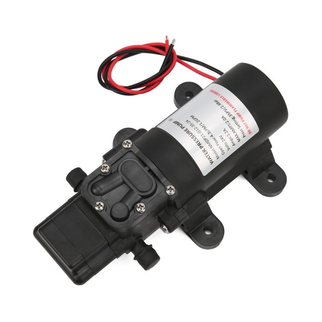 Bomba autocebante de diafragma de agua eléctrica 24V 1.2GPM 35PSI para limpiar pecera de barco