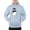 Light Blue, variant on Penguin Varsity P - Cozy Mascot Emoji Graphic Men's Hoodie