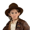 thumbnail image 4 of Youth INDIANA JONES Costume - Shirt and Jacket with Series Logo, Pants with Foam-Back Belt, and Hat, 4 of 6