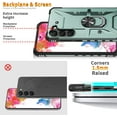 thumbnail image 6 of Case for Samsung Galaxy S23 Case Military Grade Drop Case with Kickstand Metel Ring Magnetic Holder Shockproof Protective for Galaxy S23 Phone Case (Midnight Green), 6 of 17