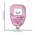 thumbnail image 3 of Di Abetes Prevention Brooch " Too ", 3 of 6