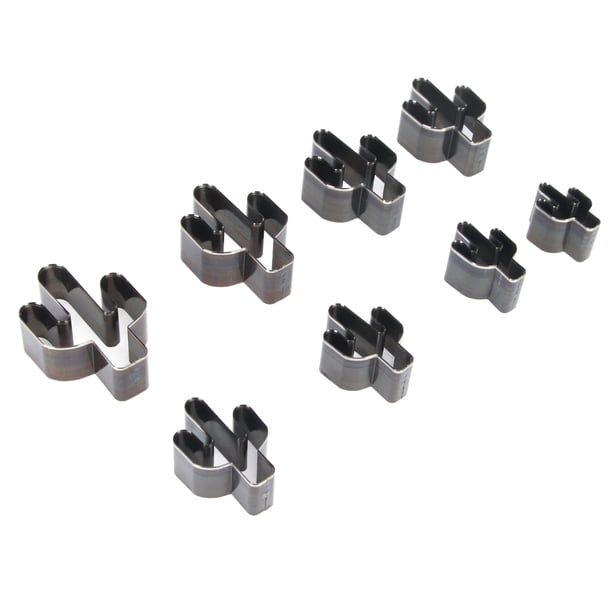 Juego De Troquelador De Punzón Hueco, Molde Cortador De Punzón De Cuero, Herramienta De Bricolaje De Acero Con Alto Contenido De Carbono Portátil De 8 Piezas Para Billetera Para