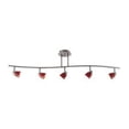 thumbnail image 1 of Cal Lighting SL-954-5-RU-CWH Track Lighting, Cone White & Rust, 1 of 1