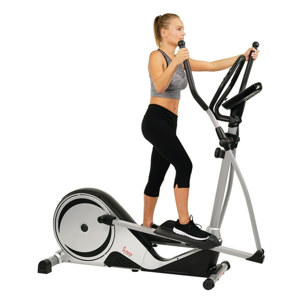 Sunny Health & Fitness Elliptical Trainer Machine w/ LCD