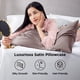 thumbnail image 2 of Juego de fundas de almohada Bedsure, tamaño king, satén, rosa empolvado, 2 unidades, 2 of 8