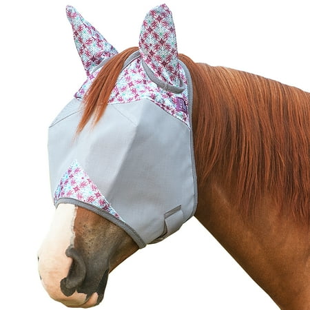 Weanling Cashel Horse Crusader Standard W/ Ears Fly Mask Plum Flash